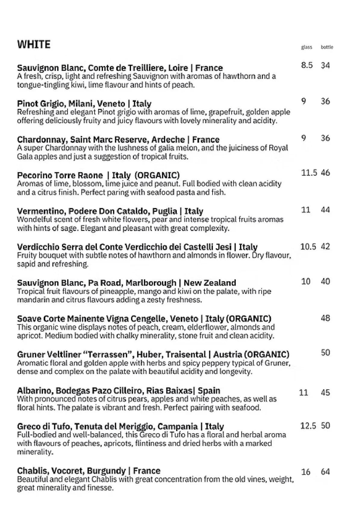 Di Luca menu, page 4