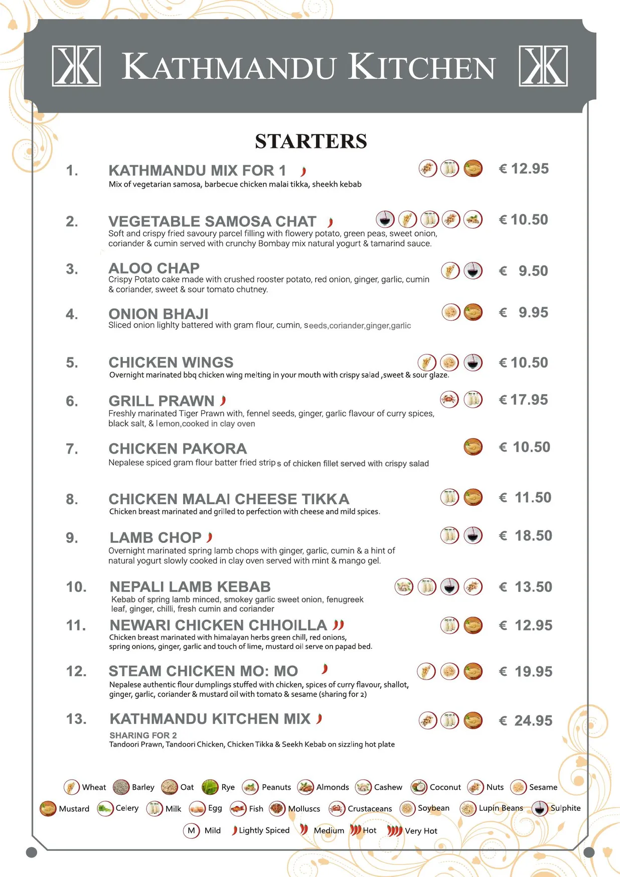 Kathmandu Kitchen menu, page 3