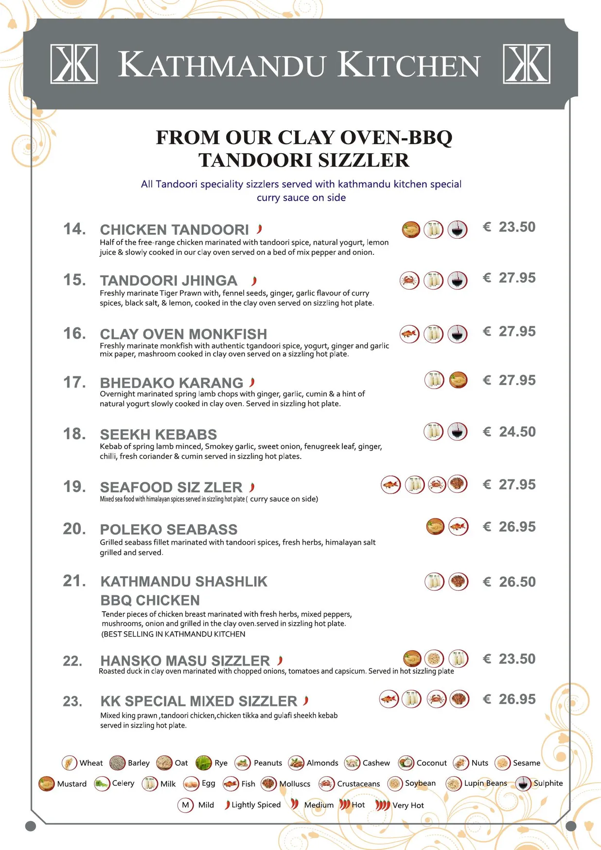 Kathmandu Kitchen menu, page 4