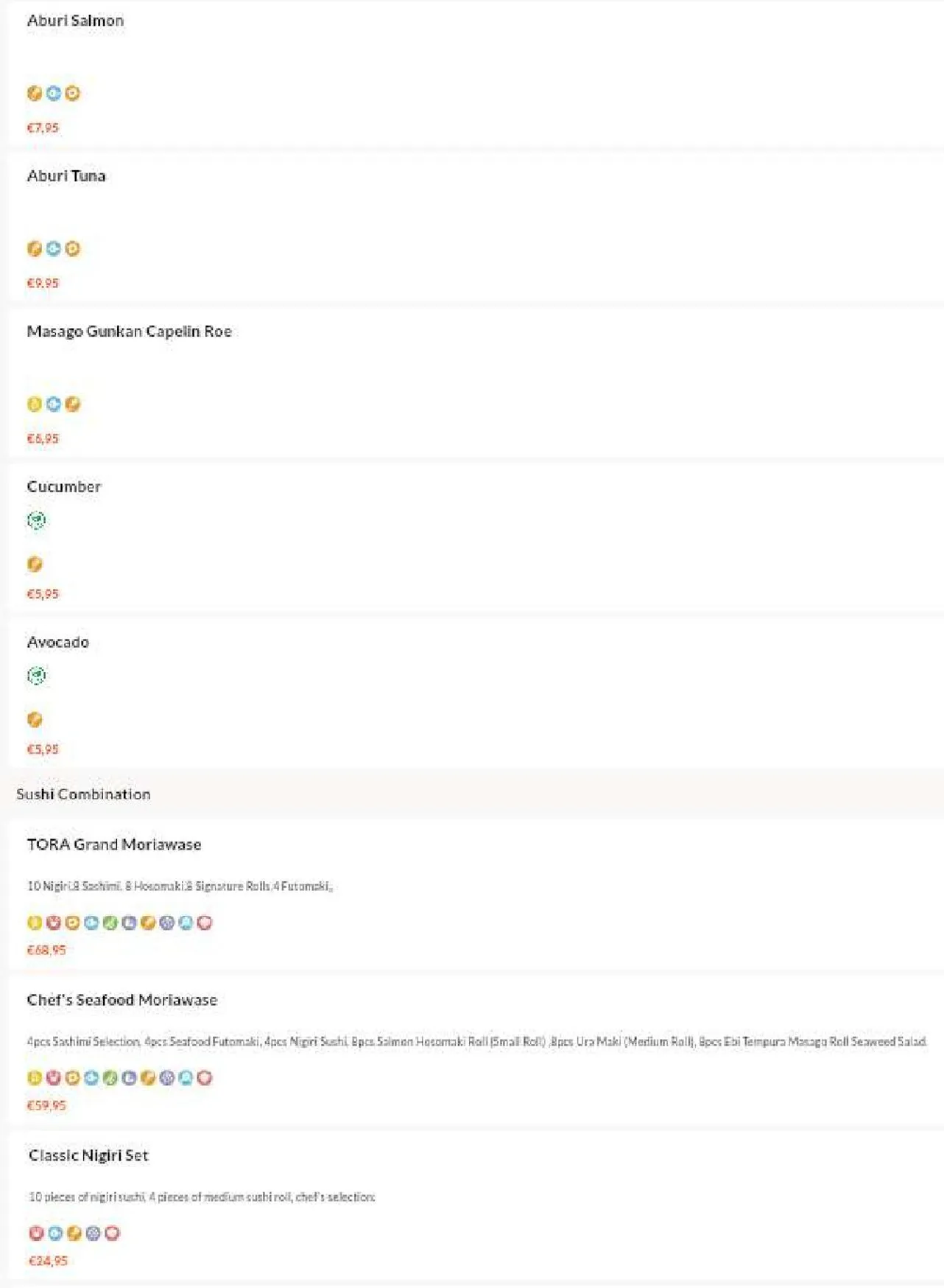 TORA-1 menu, page 10