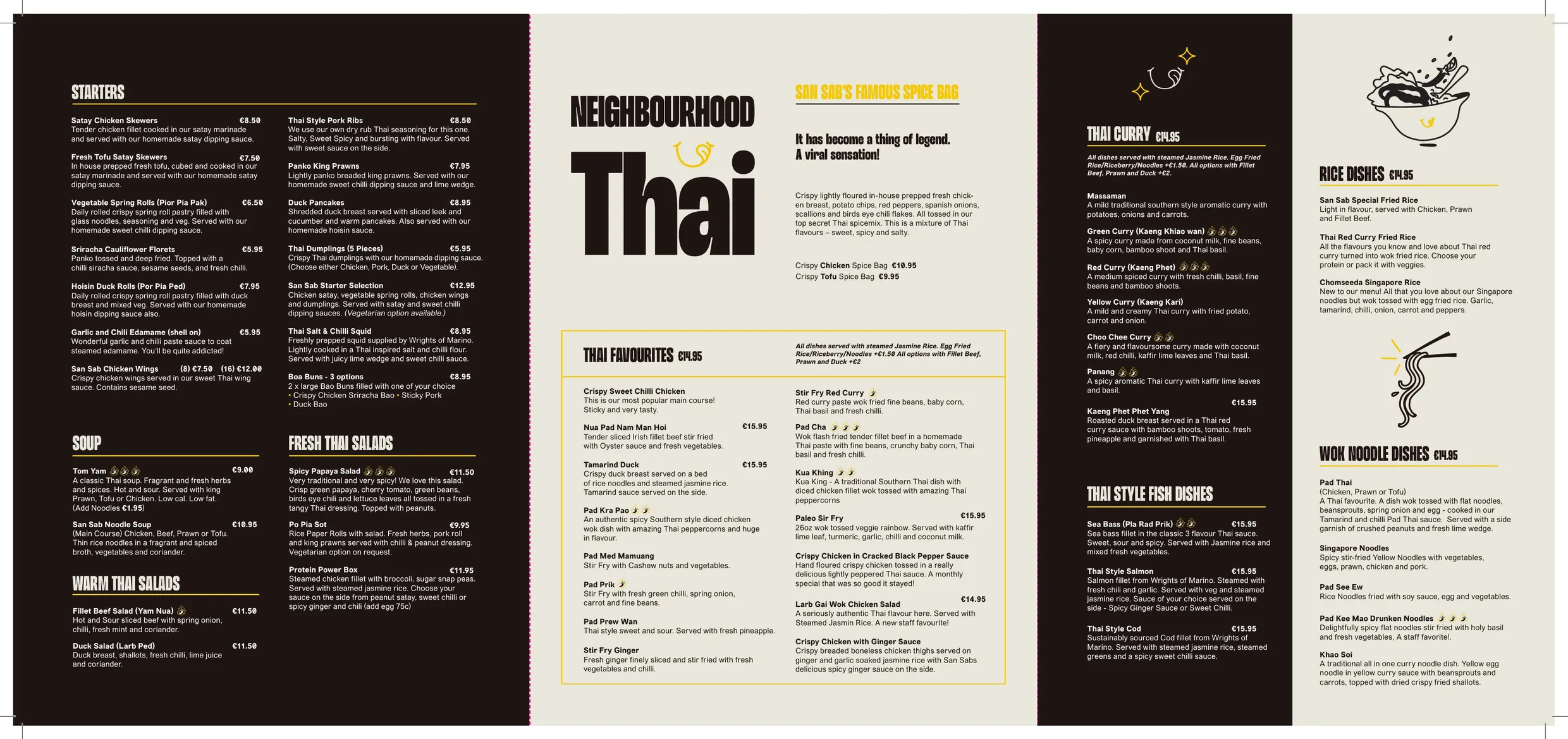 San Sab Blackrock menu, page 2