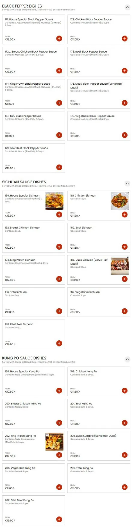 Izumi menu, page 11