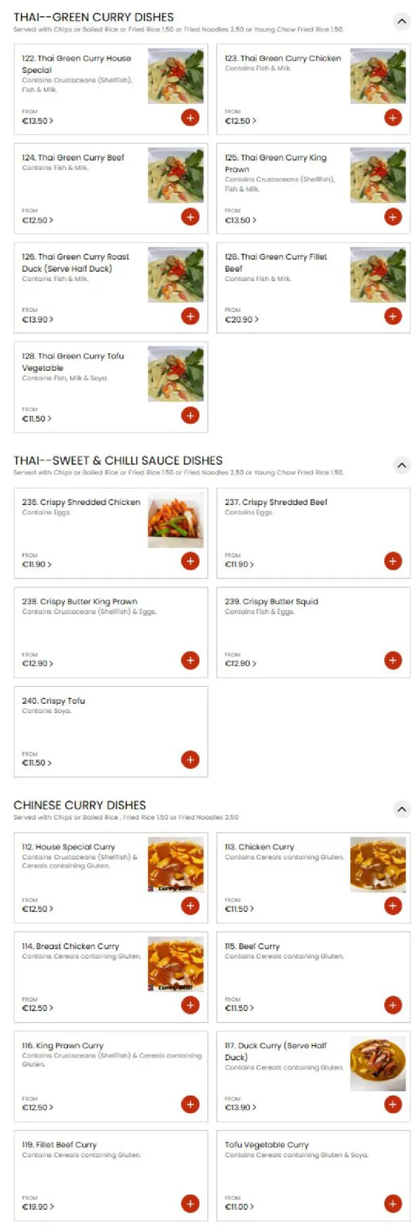 Izumi menu, page 9