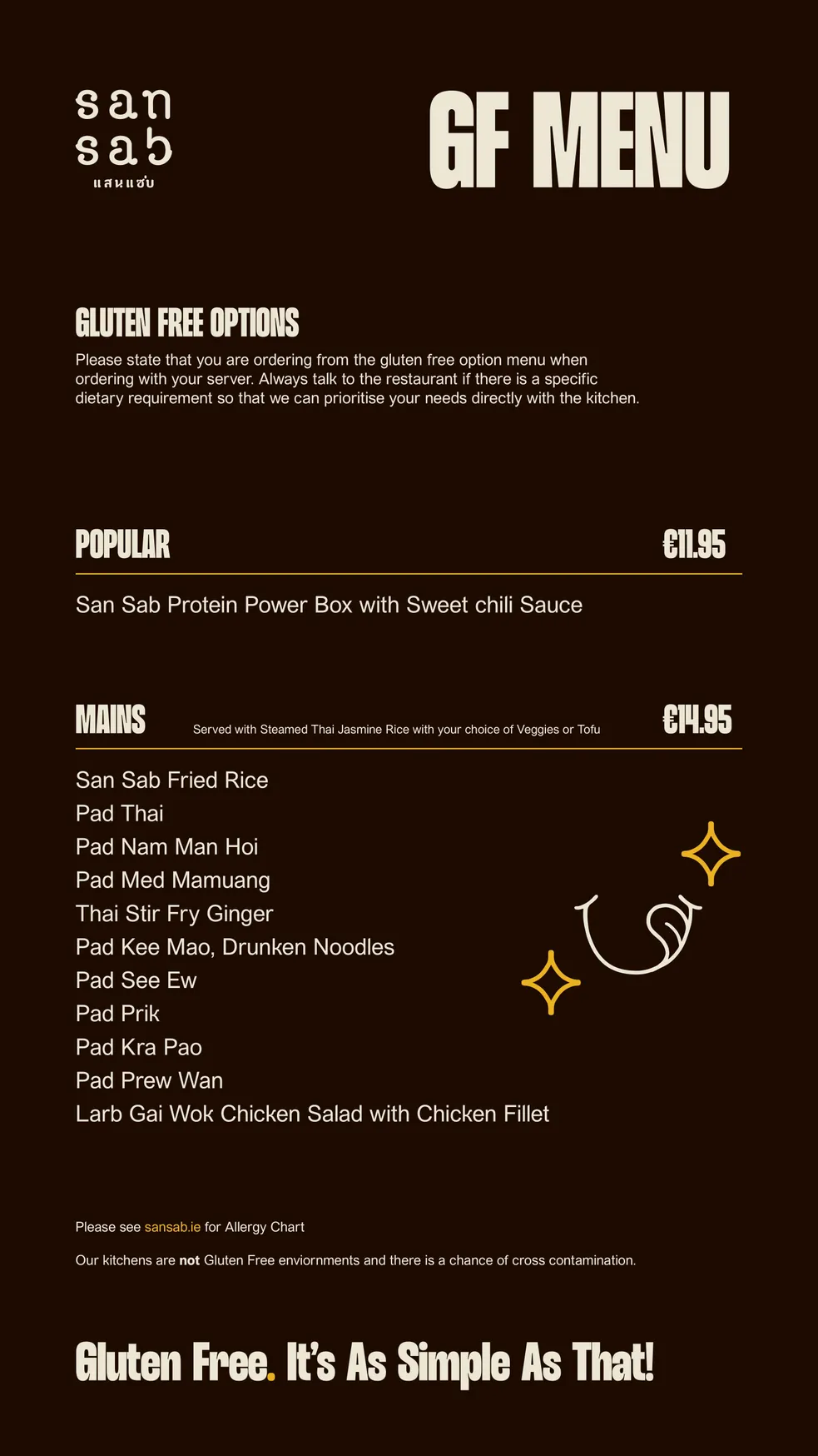 San Sab Clontarf menu, page 12